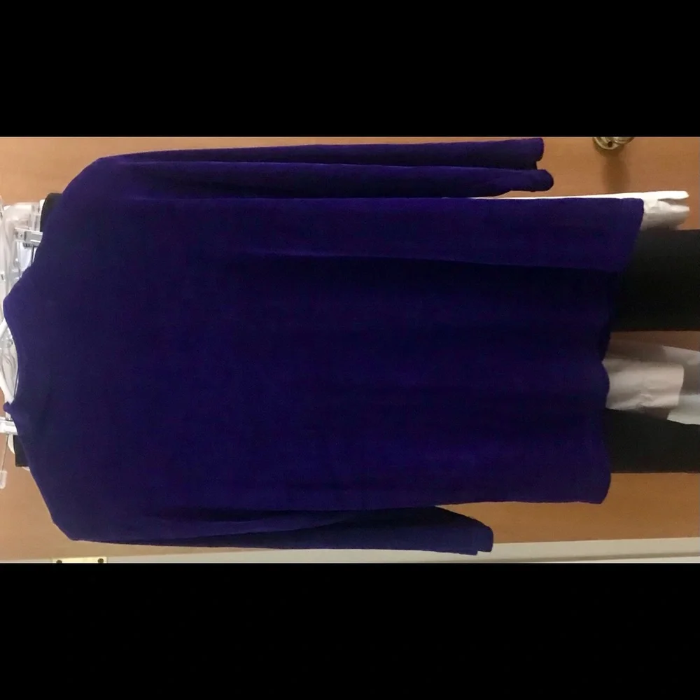 New Vikki Vi Purple Top or Jacket Button Down 1XP made in USA - Picture 8 of 12